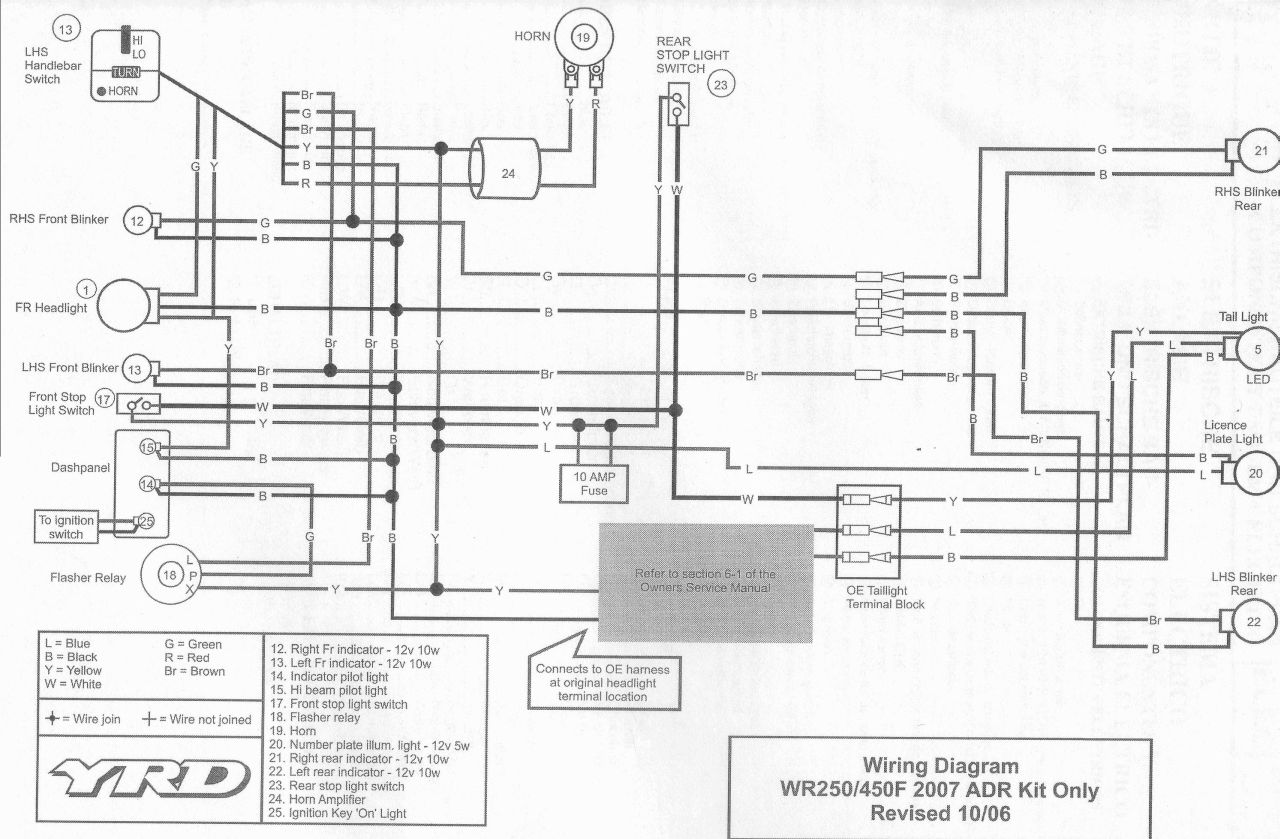 Wiring Diagram 2004 Wr450f